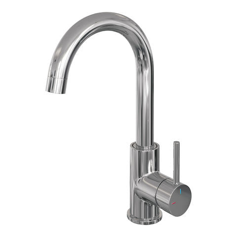 Brauer Stripe ronde uitloop - Chroom