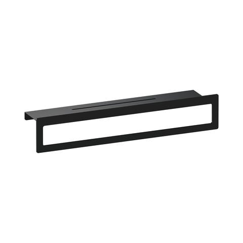 Brauer Handdoekrek met planchet – Mat zwart – 5-S-226