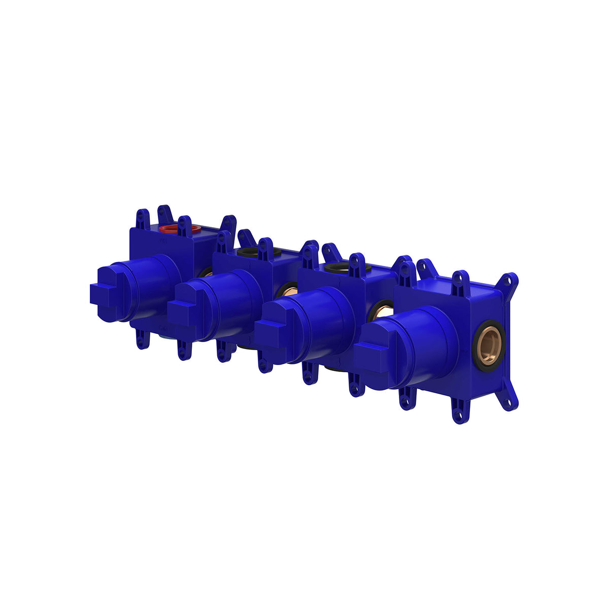 IVY inbouwbox voor inbouwthermostaat met 3 stopkranen symmetry - 6202388