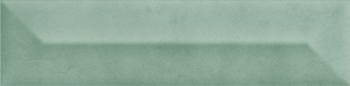 Sartoria Pop verde aqua ridge glossy 6,2 × 25 cm