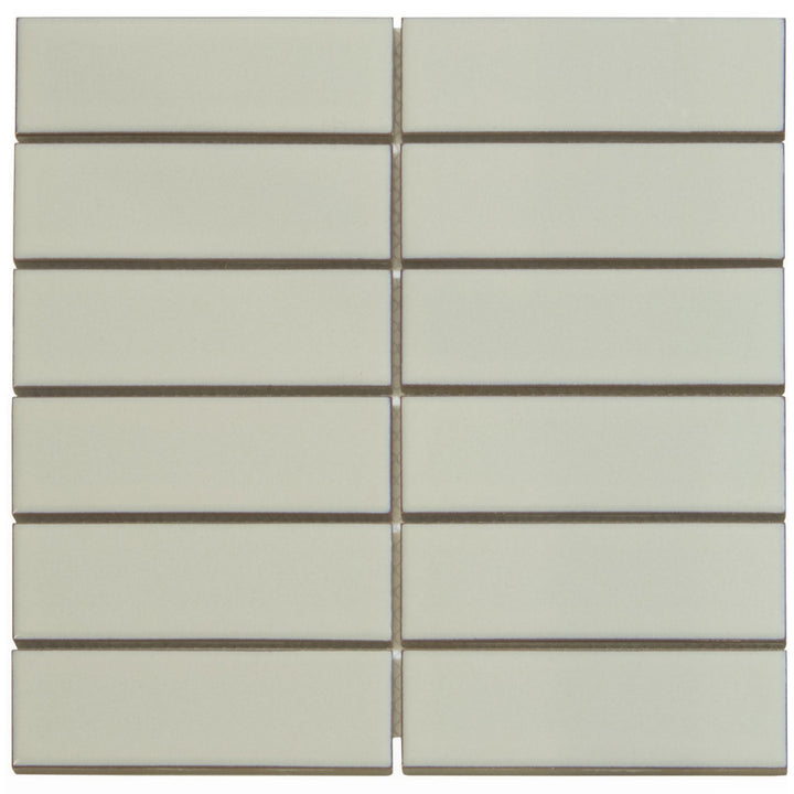 The Mosaic Factory Barcelona Rectangle Cafe Latte Glossy 45x145mm - AF45200