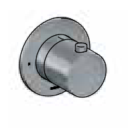 Hotbath CB7001EXT technische illustratie; gekozen kleur niet weergegeven