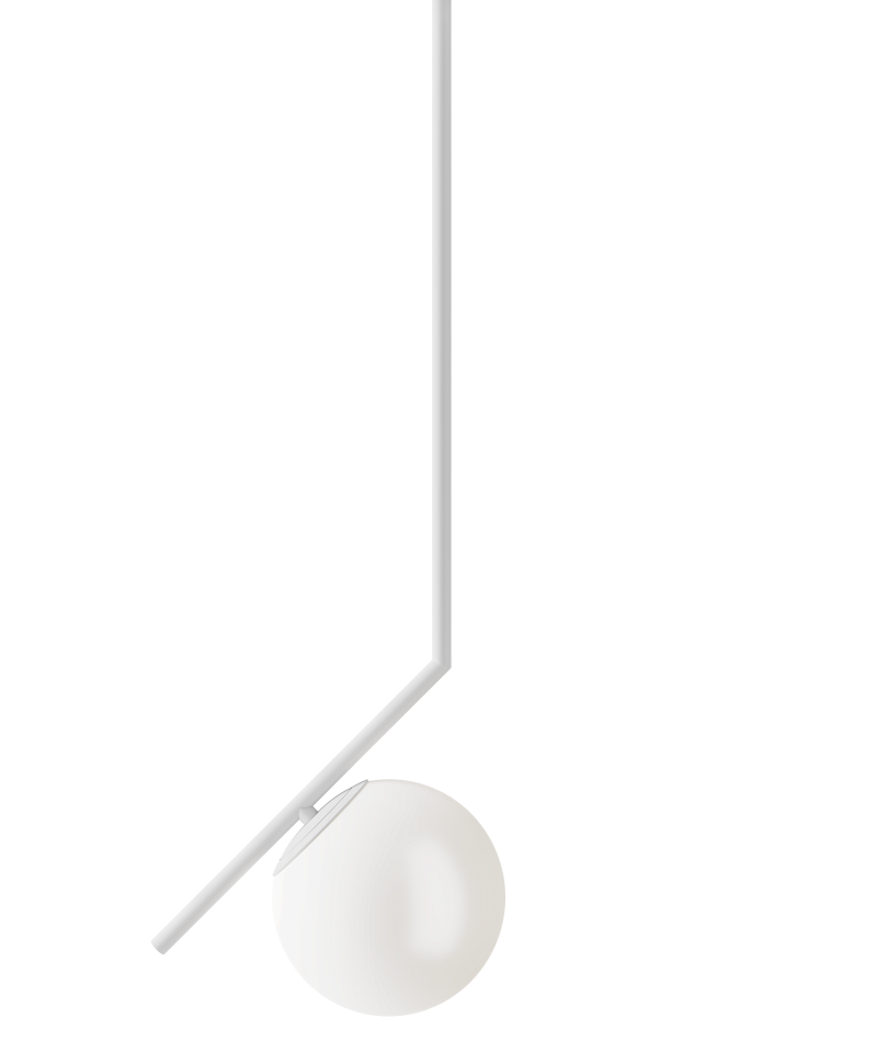 Hotbath &More LED05 Globe LED plafondlamp – Mat wit