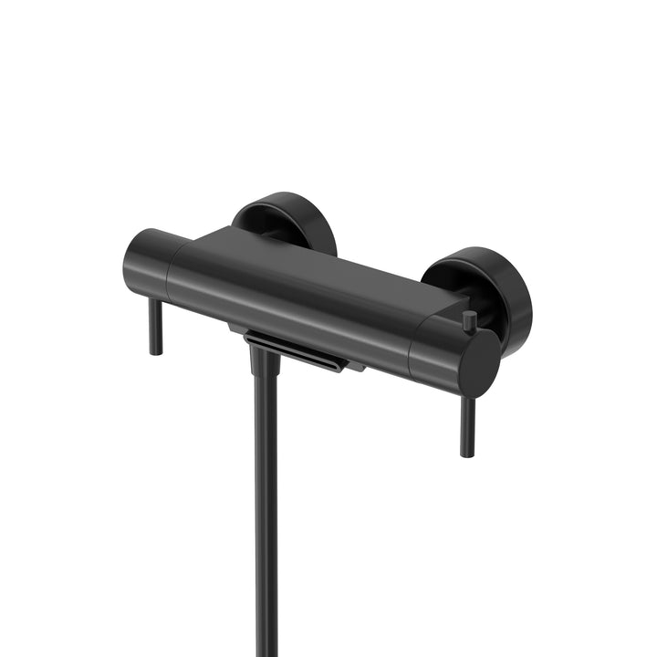 Hotbath B021MBP – Thermostatische Badmengkraan Cascade – Geborsteld zwart PVD
