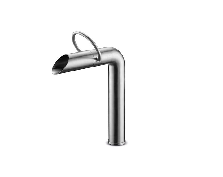 JEE-O pure wastafelkraan hoog Geborsteld 300-1750