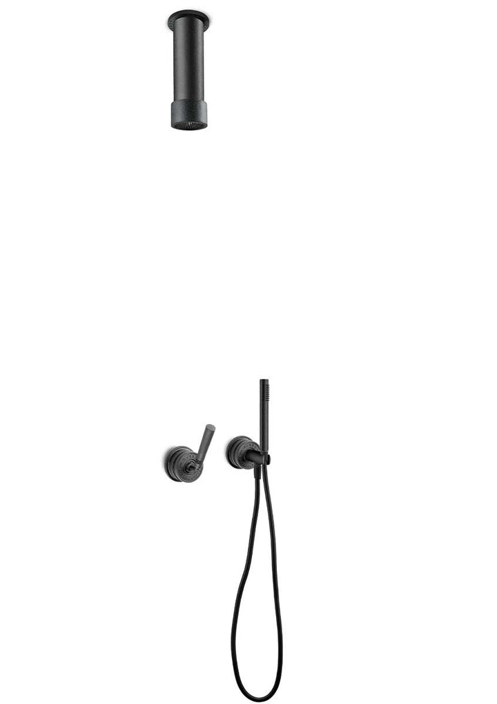JEE-O soho douche combinatie 04 Hammercoat zwart mat 700-6442