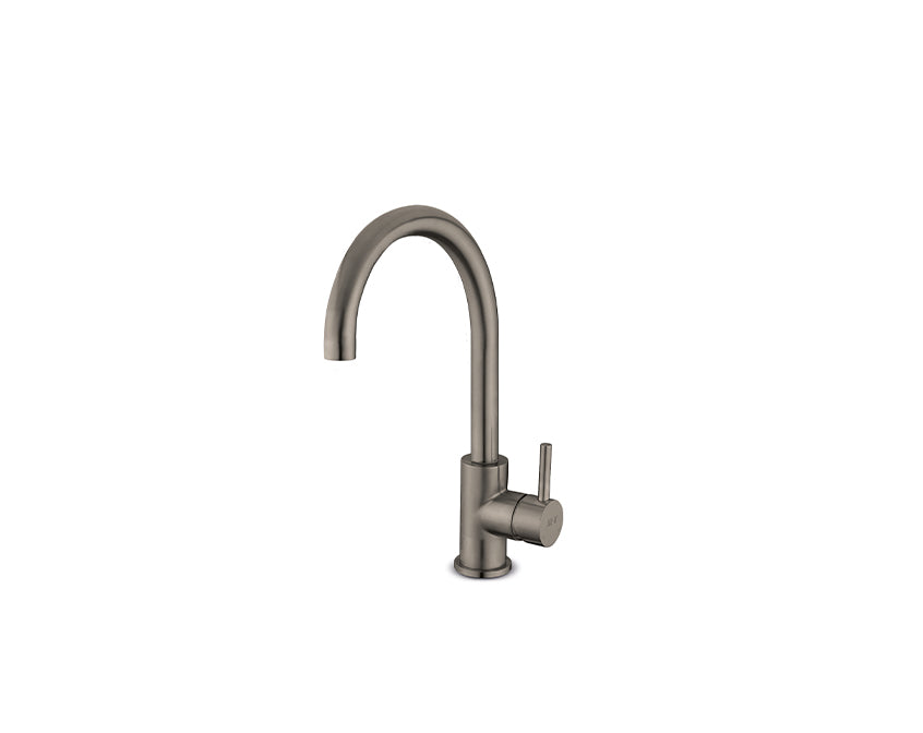 JEE-O slimline wastafelkraan Dark steel 800-1789