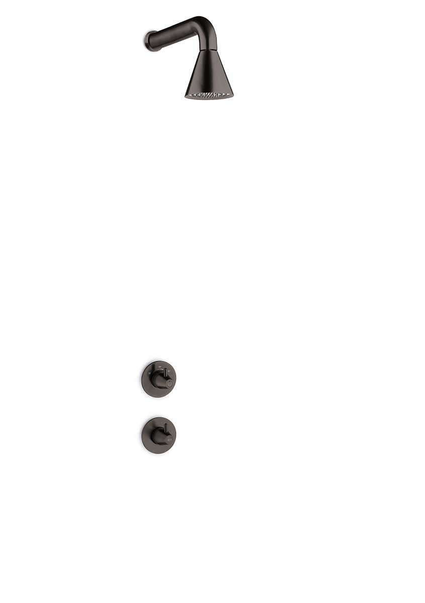 JEE-O cone douche combinatie 01 Gun metal 900-6416
