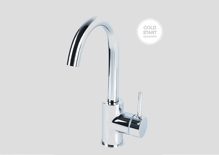 Lagoo Garda G1110 wastafelmengkraan met hoge draaibare uitloop – Chroom