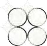 L’Antic Colonial Tempo circle white 29,9 × 29,9 cm – 100347806