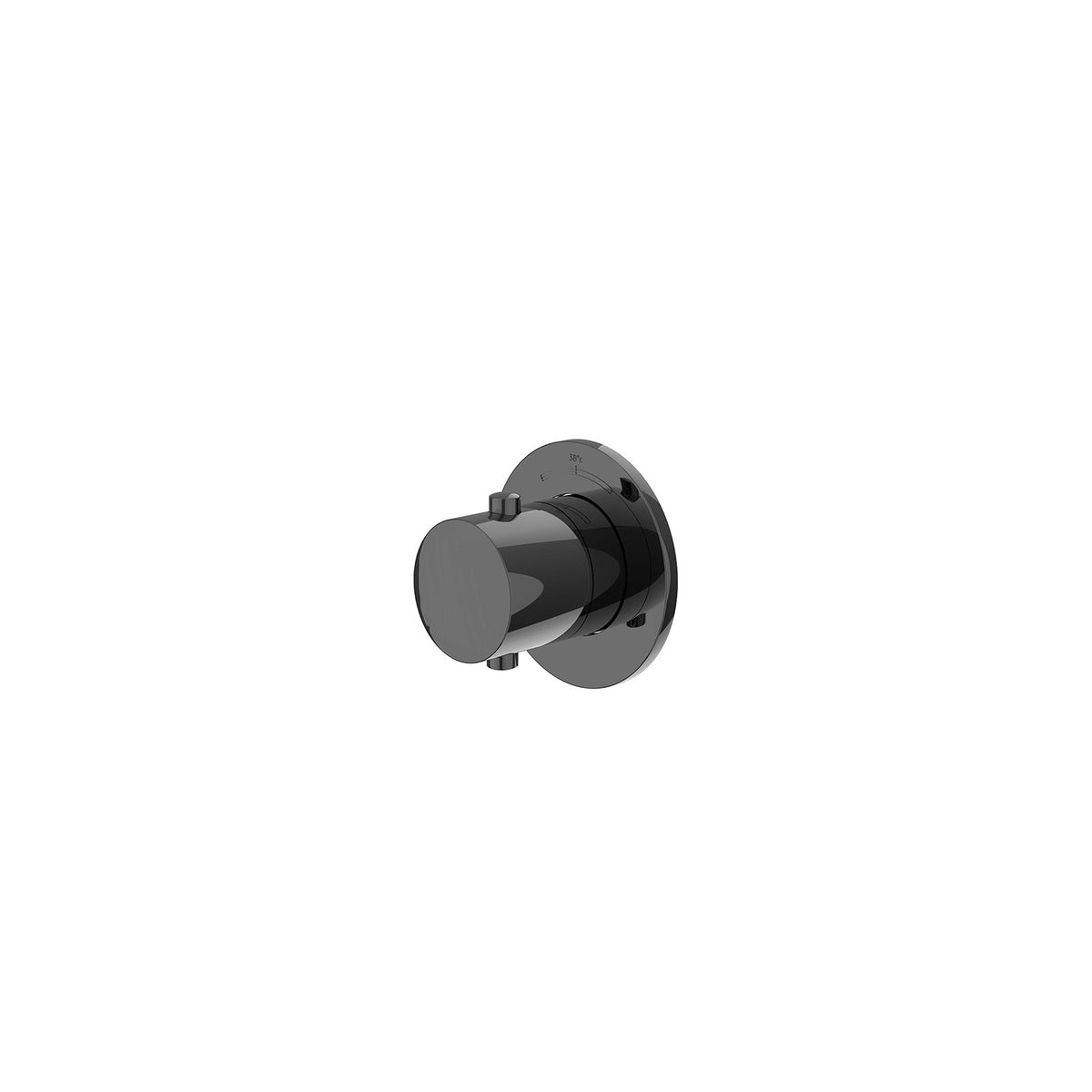 IVY Bond afbouwdeel inbouwthermostaat symmetry met rond rozet - 6202417