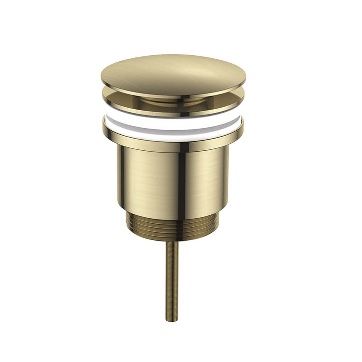 Regn pop-up wastafelafvoerplug, Geborsteld goud - 13000BB