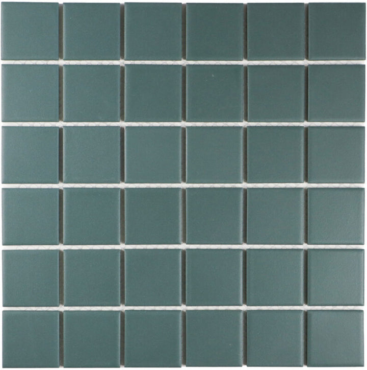 The Mosaic Factory Patterns Square Camo Green Matt 48x48mm - SM48550