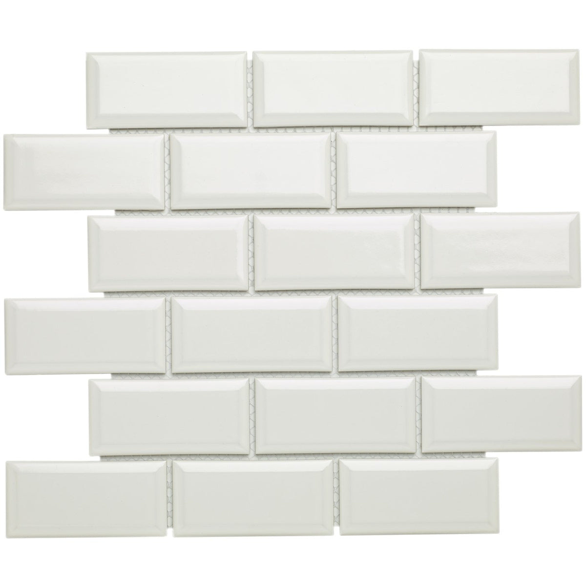 The Mosaic Factory Paris Metro White Glossy 45x95mm - PAME100