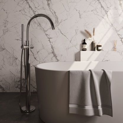 Brauer Stripe vrijstaande badmengkraan - Chroom - Staafmodel - 5-CE-337