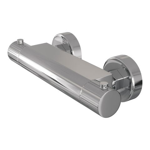 Brauer Stripe opbouw douche thermostaatkraan – Chroom – 5-CE-344