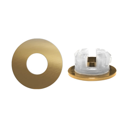 Brauer Overloopring – Geborsteld goud PVD – 5-GG-148