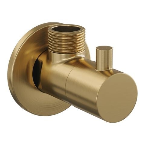 Brauer Edition hoekstopkraan – Geborsteld goud PVD – 5-GG-316