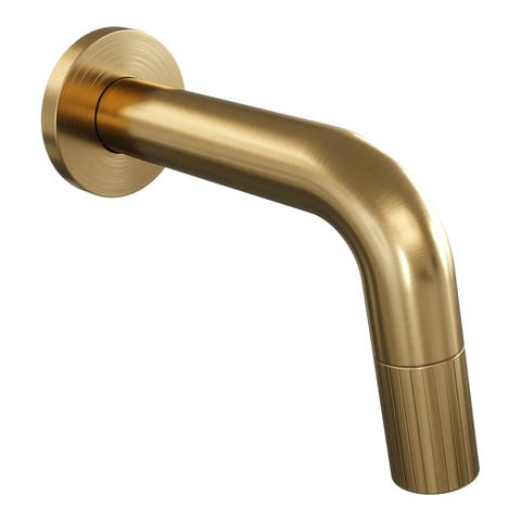 Brauer Stripe inbouw fonteinkraan inkortbaar – Geborsteld goud PVD – 5-GG-461