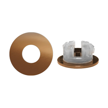 Brauer Overloopring – Geborsteld koper PVD – 5-GK-148