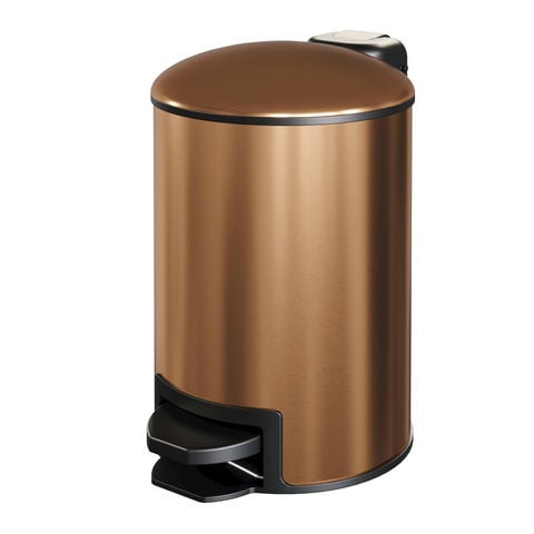 Brauer Pedaalemmer 3 liter – Geborsteld koper PVD – 5-GK-216