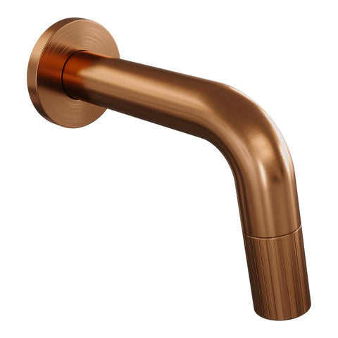 Brauer Stripe inbouw fonteinkraan inkortbaar – Geborsteld koper PVD – 5-GK-461