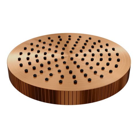 Brauer Stripe hoofddouche 25 cm – Geborsteld koper PVD – 5-GK-466