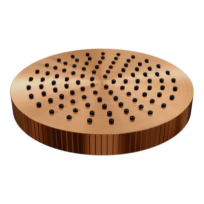 Brauer Stripe hoofddouche 25 cm – Geborsteld koper PVD – 5-GK-466