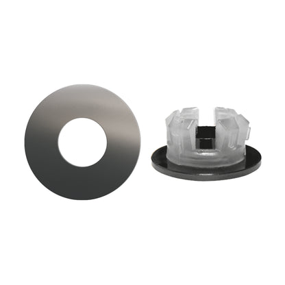 Brauer Overloopring – Geborsteld gunmetal PVD – 5-GM-148