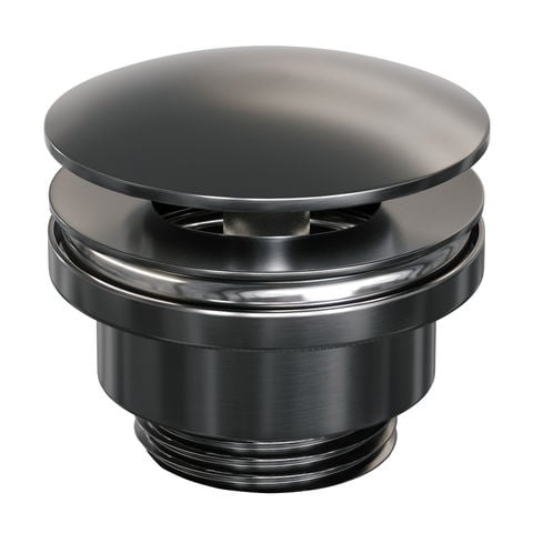 Brauer Altijd open waste – Geborsteld gunmetal PVD – 5-GM-159