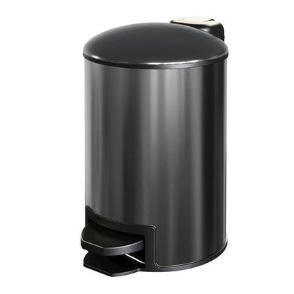 Brauer Pedaalemmer 3 liter – Geborsteld gunmetal PVD – 5-GM-216