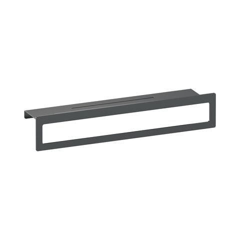 Brauer Handdoekrek met planchet – Geborsteld gunmetal PVD – 5-GM-226