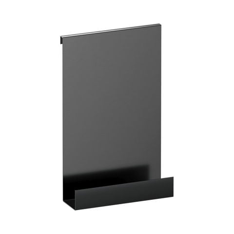Brauer Doucherek hangend met glasklem – Geborsteld gunmetal PVD – 5-GM-228