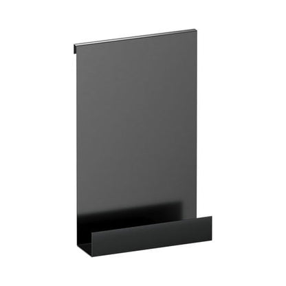 Brauer Doucherek hangend met glasklem – Geborsteld gunmetal PVD – 5-GM-228