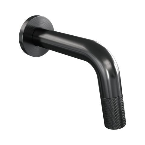 Brauer Carving inbouw fonteinkraan inkortbaar – Geborsteld gunmetal PVD – 5-GM-264