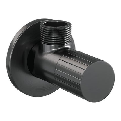 Brauer Stripe hoekstopkraan compleet met slang – Geborsteld gunmetal PVD – 5-GM-462