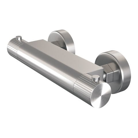 Brauer Stripe opbouw douche thermostaatkraan – Geborsteld RVS PVD – 5-NG-344