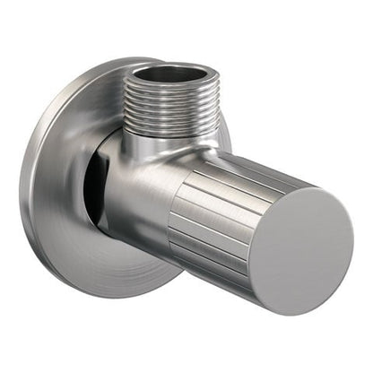 Brauer Stripe hoekstopkraan compleet met slang – Geborsteld RVS PVD – 5-NG-462