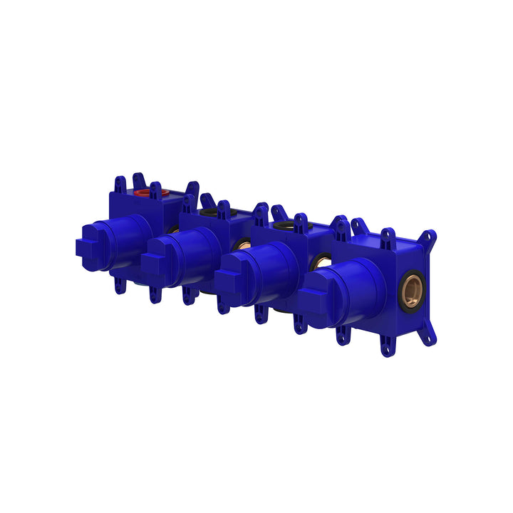 IVY inbouwbox voor inbouwthermostaat met 3 stopkranen symmetry - 6202388