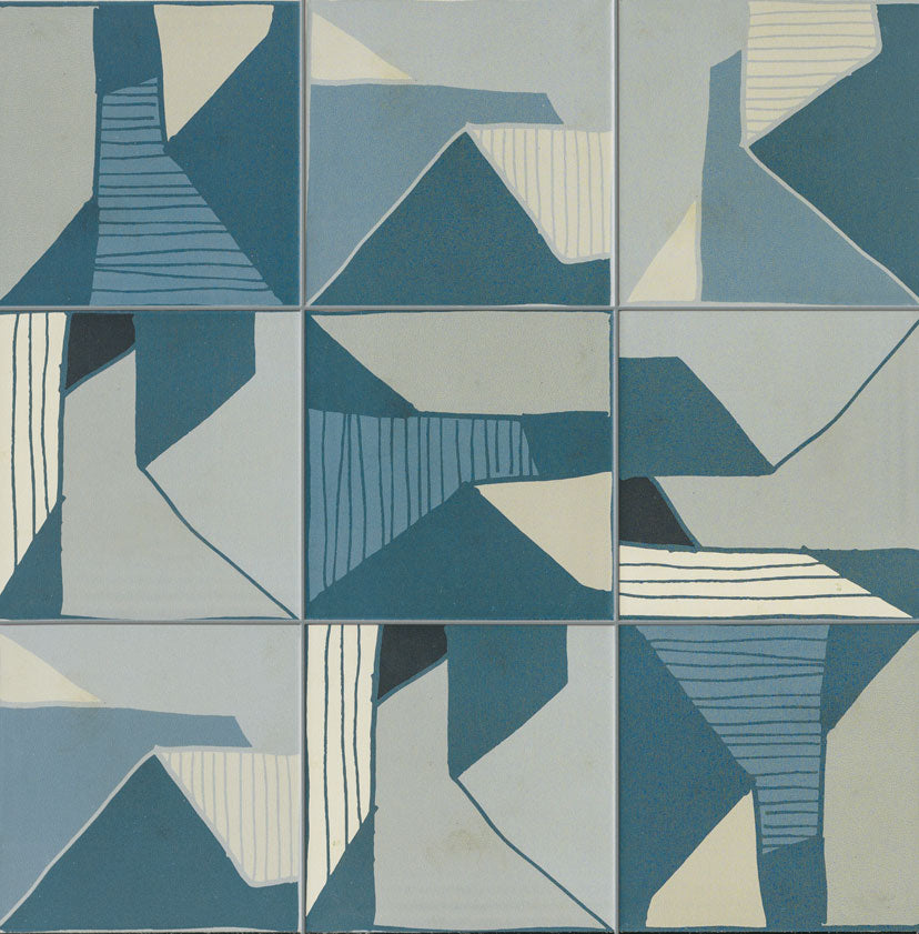 Sartoria Genesi acqua blues decor mix 15 × 15 cm