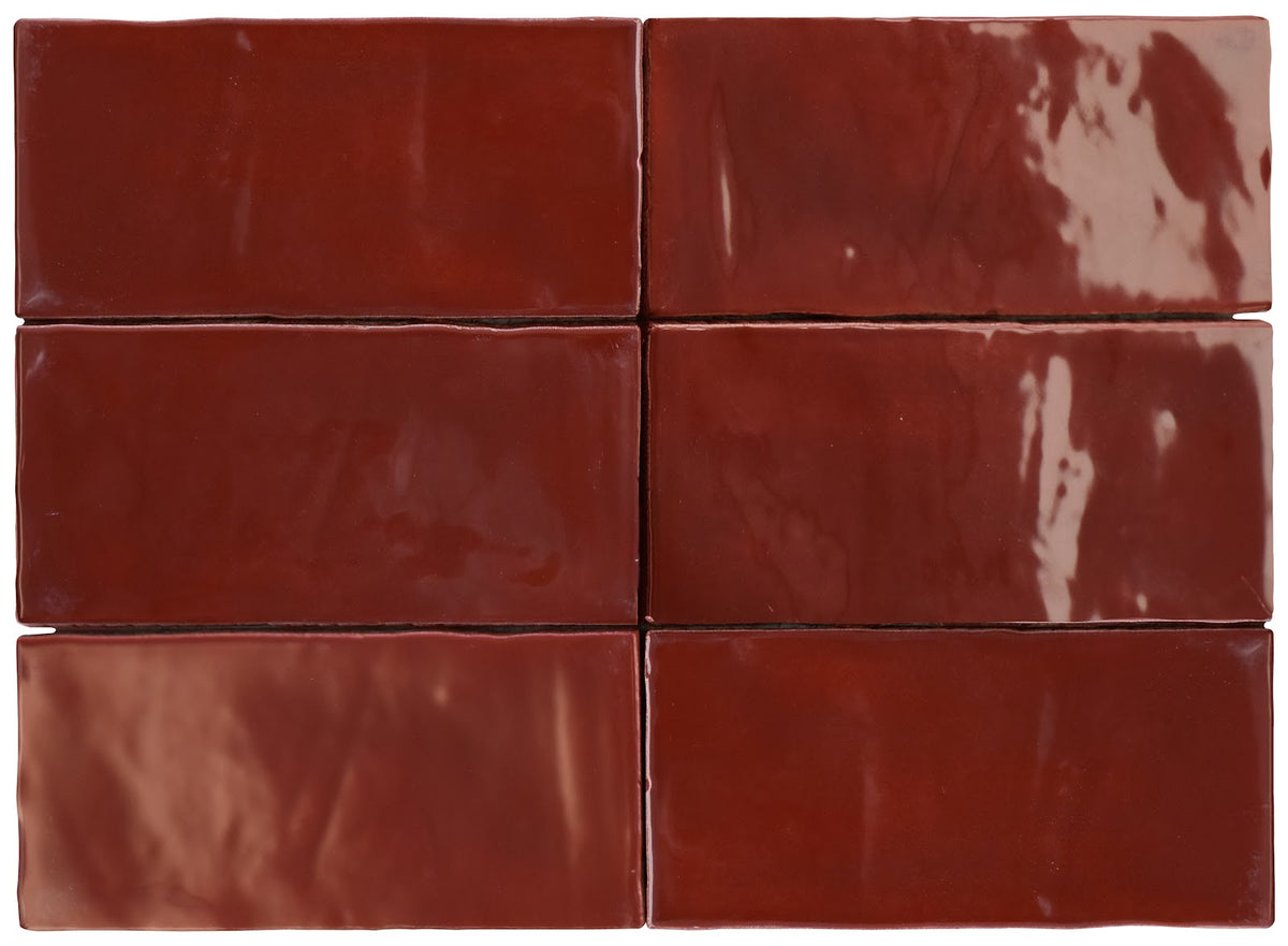 Sartoria Memorie scarlatto glossy 6,5 × 13 cm