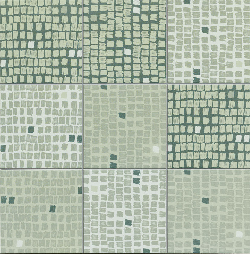 Sartoria Genesi aria greens decor mix 15 × 15 cm