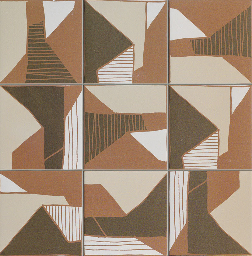 Sartoria Genesi acqua browns decor mix 15 × 15 cm