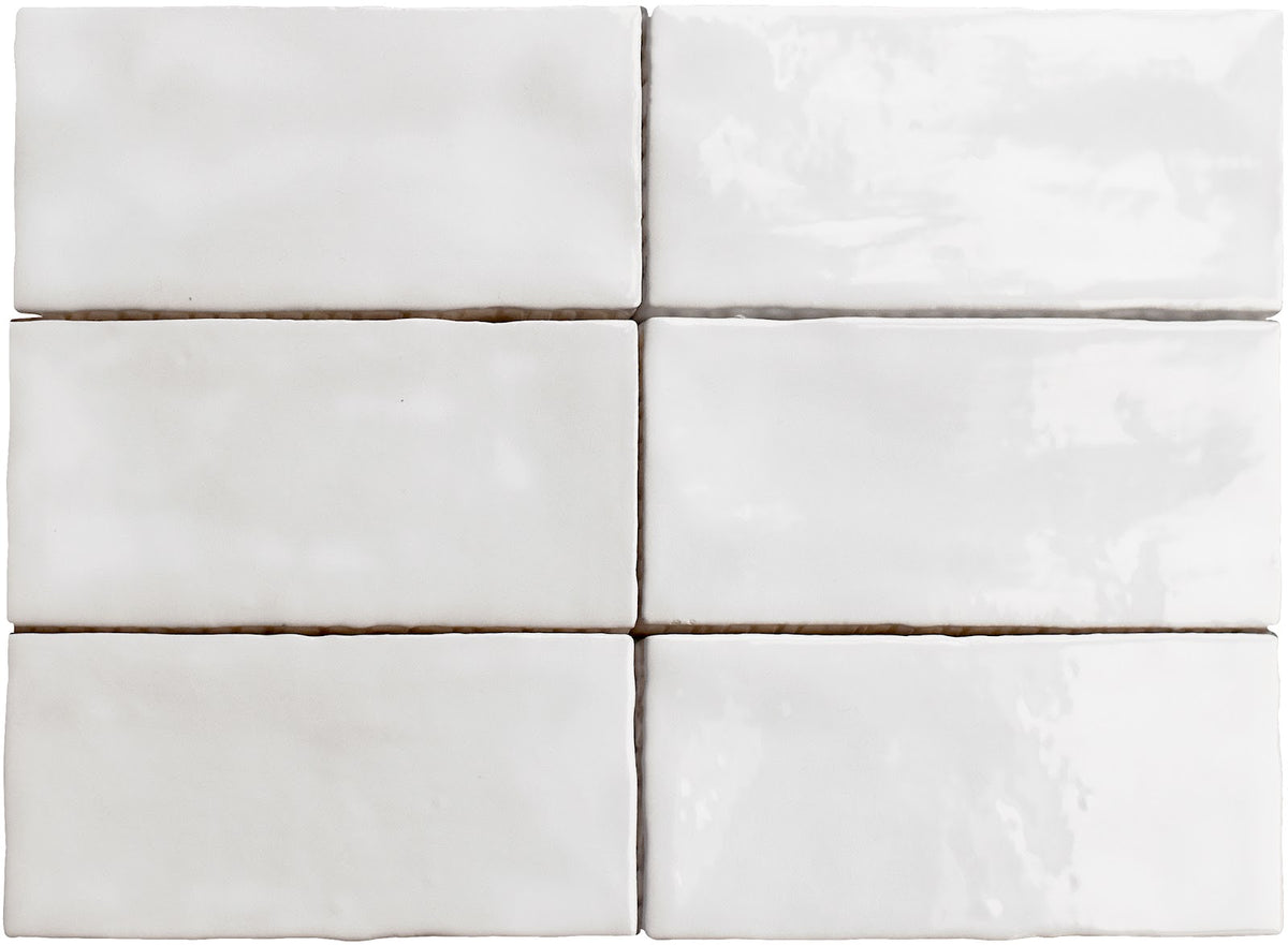 Sartoria Memorie bianco antico glossy 6,5 × 13 cm
