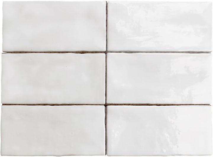 Sartoria Memorie bianco antico glossy 6,5 × 13 cm