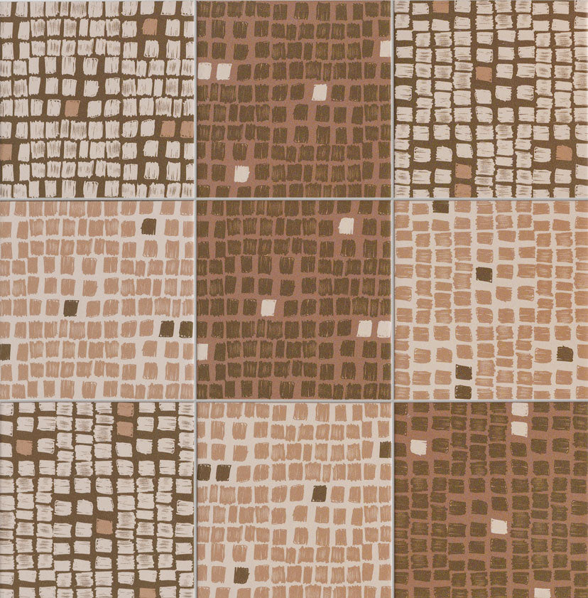 Sartoria Genesi aria browns decor mix 15 × 15 cm