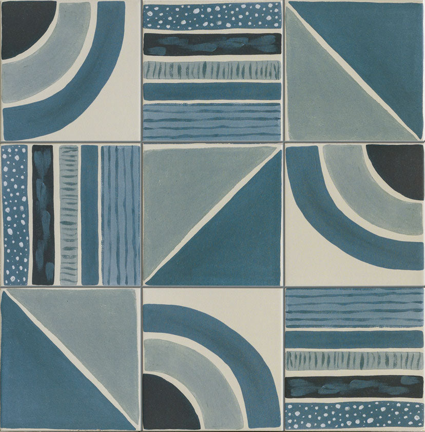 Sartoria Genesi terra blues decor mix 15 × 15 cm