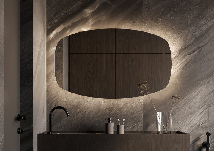 Martens & Meijer Copenhagen badkamerspiegel met LED-verlichting – sfeerbeeld