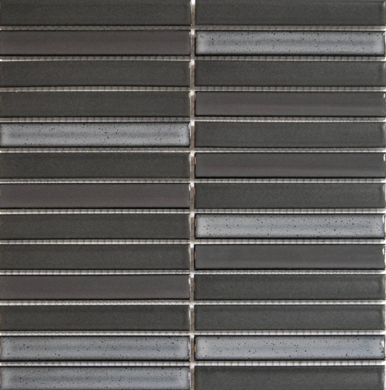 The Mosaic Factory Osiris Hertman Kitkat original finger Carbon Shades of Gray Matt & Glossy 20x145mm - SEF-OH-MIX-1