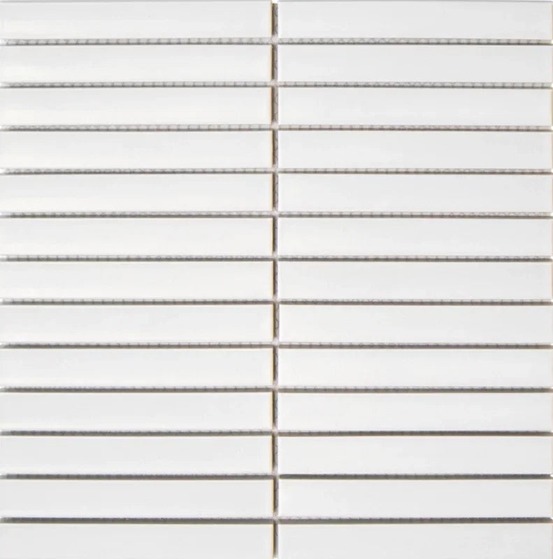 The Mosaic Factory Sevilla Kitkat original finger White Matt 20x145mm - SEF20140